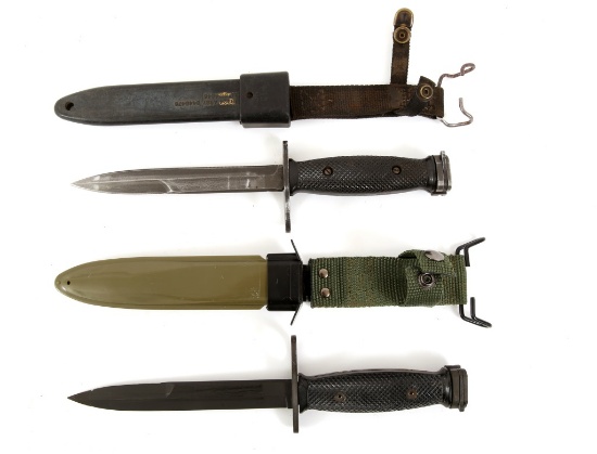 VIETNAM WAR US ARMY M7 BAYONET LOT OF 2