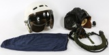 RUSSIAN PILOT ZSH-3 FLIGHT HELMET & KM32 OXY MASK