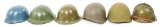 WORLD MILITARY COMBAT HELMET LOT OF 6