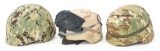 IRAQI WAR US ARMY - USMC COMBAT HELMET LOT OF 3