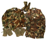 ITALIAN ARMY SF CAMO COMBAT UNIFORM AND BOOTS