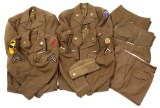 KOREAN WAR US ARMY DRESS UNIFORM & PANTS MIXED LOT