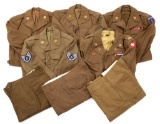 KOREAN WAR US ARMY DRESS UNIFORM & PANTS MIXED LOT