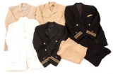 US NAVY OFFICER DRESS UNIFORM MIXED LOT