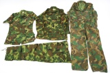 VIETNAM WAR US ARMY ERDL CAMO SET & OVERALL LOT