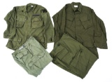 VIETNAM WAR US ARMY JUNGLE JACKET & PANTS LOT OF 4