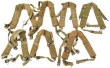 VIETNAM WAR US ARMY M56 COMBAT SUSPENDERS LOT OF 7