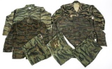 VINTAGE HUNTING TIGER STRIPE CAMO UNIFORM LOT OF 7