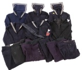 US NAVY ENLISTED / NCO BLUE JUMPER UNIFORM LOT