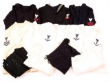 US NAVY DRESS WHITE & BLUE JUMPER UNIFORM LOT