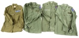 US ARMY & USAF OG107 SATEEN SHIRT & JACKET LOT