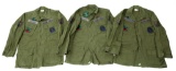 VIETNAM WAR USAF JUNGLE JACKET DATED 1969 LOT OF 3