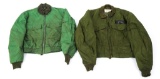 KOREA - VIETNAM WAR USN WEP FLIGHT JACKET LOT OF 2