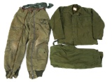 VIETNAM WAR USAF COLD WEATHER JACKET AND PANTS LOT