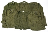 VIETNAM WAR US ARMY JUNGLE JACKET TYPE 3 LOT OF 6