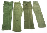 KOREA EARLY VIETNAM WAR US ARMY UTILITY PANTS LOT