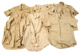 VIETNAM WAR ERA US ARMY KHAKI SUMMER SHIRT LOT