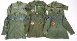 VIETNAM WAR USAF OG107 UTILITY UNIFORM LOT OF 6