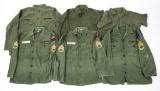 VIETNAM WAR US ARMY OG107 UTILITY UNIFORM LOT OF 6