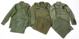 VIETNAM WAR US ARMY OG107 UTILITY UNIFORM LOT OF 6