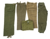 BELGIUM ARMY COMBAT UNIFORM PANTS & SHIRT LOT