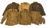 COLD WAR SOVIET ARMY SERVICE TUNIC & HAT LOT