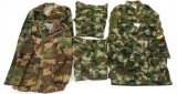 SOUTH AMERICAN ARMY COMBAT CAMO UNIFORM LOT