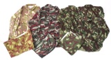 WORLD MILITARY CAMO COMBAT UNIFORM LOT OF 8
