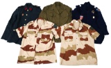 FRENCH MILITARY ARMY & POLICE UNIFORM LOT OF 5