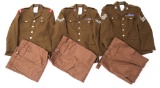 BRITISH ARMY DRESS UNIFORM LOT OF 3