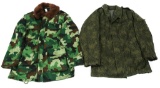 RUSSIAN ARMY WINTER CAMO FIELD JACKET LOT OF 2