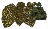 RUSSIAN TACTICAL VEST & CAMO UNIFORMS LOT