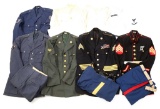 US ARMED FORCES DRESS UNIFORM LARGE MIXED LOT
