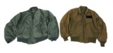 US ARMY - USAF PILOT FLIGHT JACKET LOT OF 2