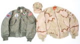 DESERT STORM USAF FLIGHT - TOUR JACKET LOT OF 2