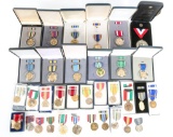 US ARMED FORCES FULL SIZE MEDAL LOT OF 34