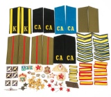 SOVIET ARMY SHOULDER BOARDS & INSIGNIA LOT