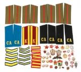 SOVIET ARMY SHOULDER BOARDS & INSIGNIA LOT