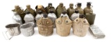 WWI - VIETNAM WAR US ARMY CANTEEN MIXED LOT OF 18