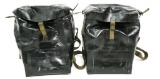 VIETNAM WAR US ARMY WATERPROOF RUBBER BAG LOT OF 2