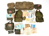 USAF AIRPLANE FIRST AID KIT LOT OF 7