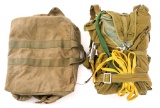 US ARMY AIRBORNE PARATROOPER T10 PARACHUTE