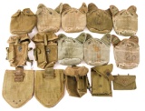 VIETNAM WAR EARLY CANVAS FIELD GEAR LOT OF 15