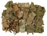 COLD WAR BRITISH ARMY POUCH & STRAP MIXED LOT