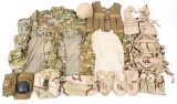 US ARMY HELMET & TACTICAL GEAR LOT