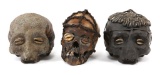 DAYAK IBAN TROPHY SKULL MODEL LOT OF 3