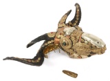 TIBETAN CEREMONIAL RAM SKULL
