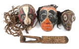 NEW GUINEA & VANUATU SKULL WITH MASK MODEL LOT