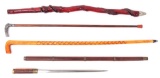 WALKING CANE LOT OF 4