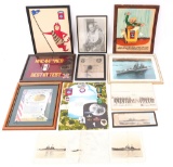 KOREAN - VIETNAM SPECIAL FORCES FRAME & ART LOT